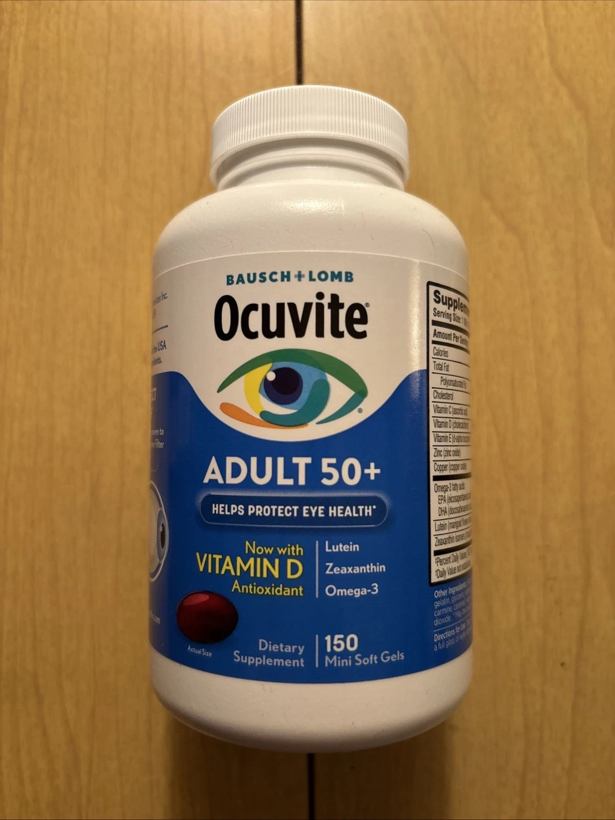 Bausch + Lomb Ocuvite Adult 50+ Eye Vitamin & Mineral 150 So
