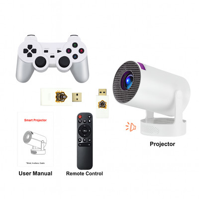 Gaming Smart Projector   720P Native, Android 11, WiFi 6, BT5.0, Auto