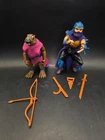1988 Lot Of 2 TMNT Playmates Figures Splinter And Shredder Woth Accessories