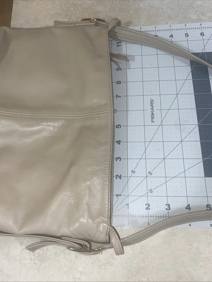 Vintage SAS Shoulder Bag Leather Purse Genuine Hand Sewn Multiple Compartments - Image 4 of 4