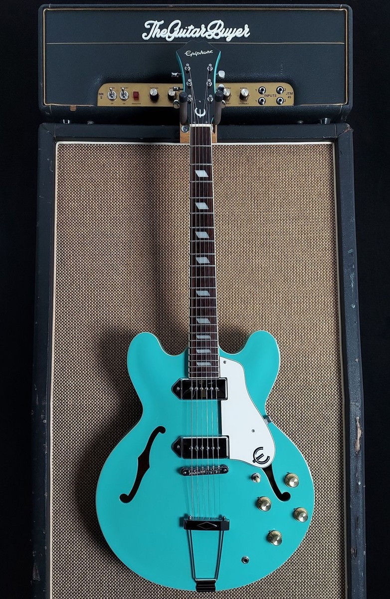 1996 Epiphone Casino TQ Rare Turquoise Peerless Factory Super