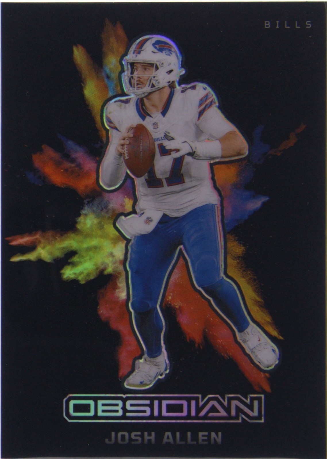 2024 Panini Obsidian - Black Color Blast Josh Allen #25