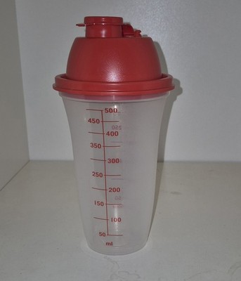 TUPPERWARE Messbecher Schüttelbecher Mix- Fix 500 ml Shaker - komplett - NEU RAR