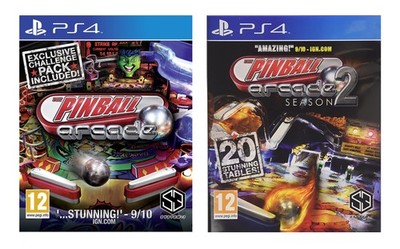 The Pinball Arcade 1 & Season 2 (for PS4 2 Games) Classic Pinball Tables!
