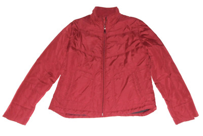 ESPRIT DAMEN STEPP-JACKE Gr.L / 40 WATTIERT WOMEN ROT JACKE RED