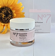 NO7 Essential Moisture Day Cream 50ml New Sealed Box 