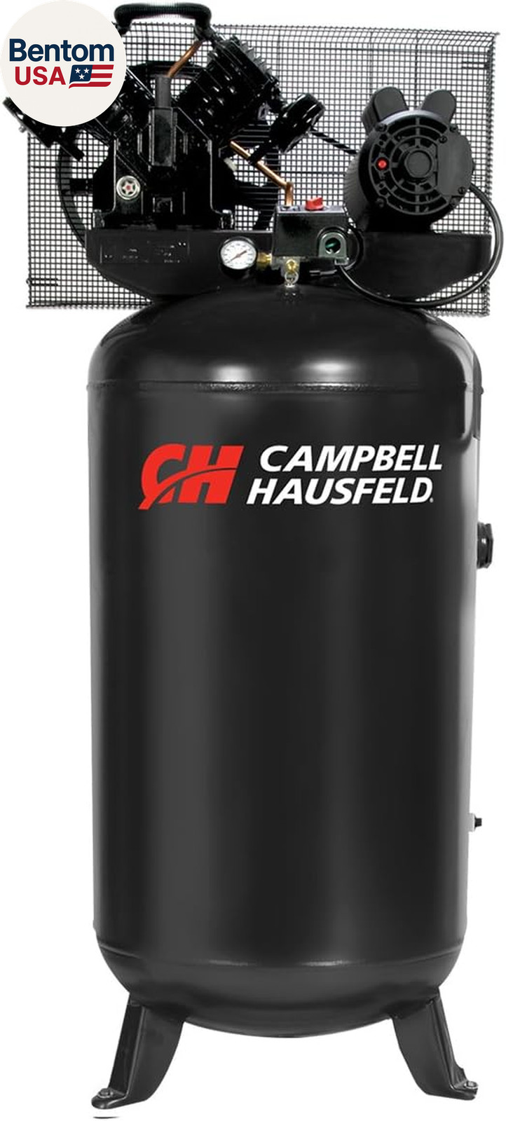 80 Gallon Vertical Air Compressor, Single Stage, 5 HP Electr