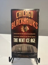 Chicago Blackhawks The Next Ice Age VHS Tape Hockey 90s 1995 Sports Film