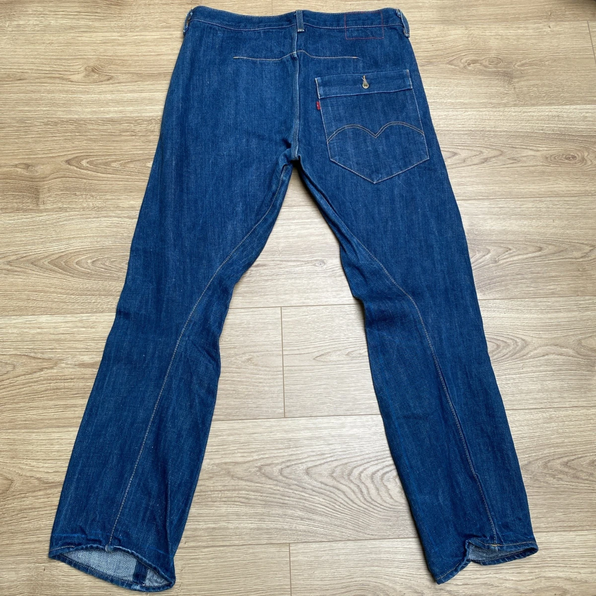 Levi's Engineered 782 - Jeans Unisexe Taille Haute, Coupe Ample, W34 L32, état Occasion