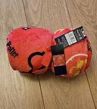 Harry Potter Soft Cosy Sofa Bed Throw Blanket Fleece Red & Black 120cm X 150cm