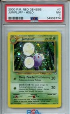 2000 Pokemon Neo Genesis #7 Jumpluff Holo PSA 7
