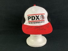 Portland Winterhawks Autographed Snapback Hat 100 Cotton Adjustable Cap