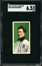 1909-11 T206 Old Mill Cigarettes Baseball Shag Shaughnessy SGC 6.5