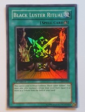 Yugioh SEY-025 Black Luster Ritual Super Rare 1st Edition NM