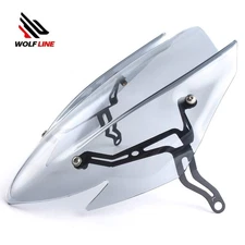 WOLFLINE Windshield w/Bracket For Suzuki GSXS 750 Z 2017-2023 Windscreen Protect