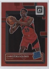 2022 Panini Donruss Optic Rated Rookie Red Prizm 8/99 Christian Koloko #212 0xh3