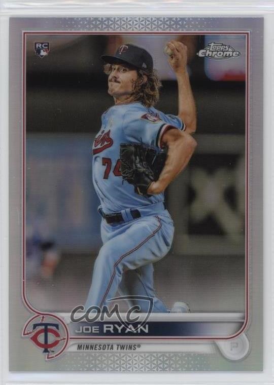 2022 Topps Chrome Refractor Joe Ryan #48 1d9q