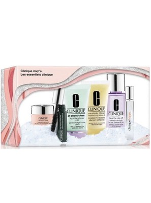 Clinique MVP's 6-Pc Makeup Skincare Set Happy Perfume Soap Lotion All About Eyes