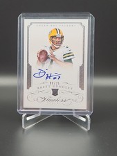 2015 Panini Flawless Brett Hundley Rc Auto 8/25 Green Bay Packers On Card