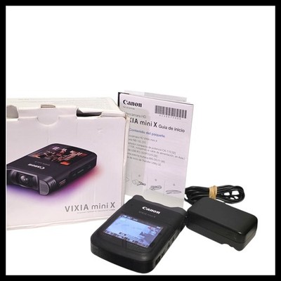 Canon Vixia Mini X Full HD Wi-Fi Camcorder 64GB SD Card Charger