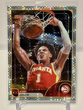 2025-26 Topps NBA Hoops Jalen Johnson Pixel Burst #50 Hawks CLEAN