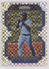 2022 Panini Prizm Tier II Power Plaid Prizm 45/75 Teoscar Hernandez #186 8k4