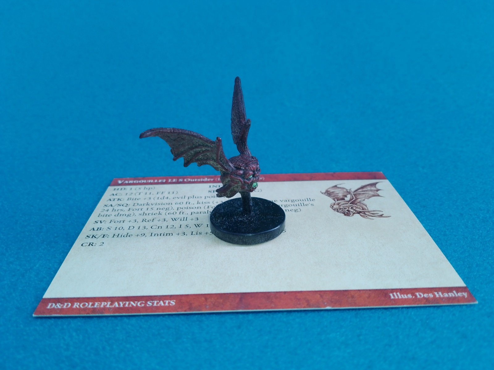 Vargouille #49 Angelfire Miniatura Card Dungeons & Dragons D&D Wizards