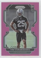2021 Panini Prizm Rookie Pink Prizm Trevon Moehrig Tre'von Moehrig #393 0x1