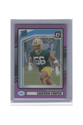 2024 Donruss #325 Edgerrin Cooper Optic Rated Rookies Preview Pink B13R2C100