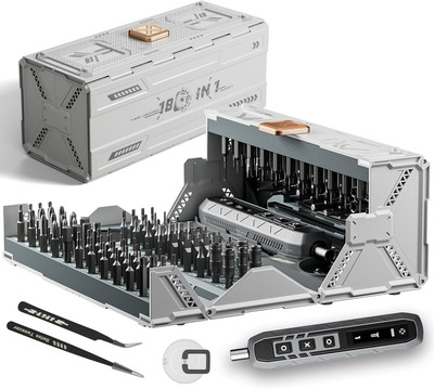 180 in 1 Electric Screwdriver Set, Power Screwdriver, Precision Screwdriver Set,