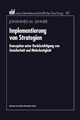 Implementierung von Strategien: Konzeption Unter Buch Dr. Th. Gabler Verlag