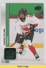 2023 Upper Deck Team Canada Juniors Women's WC Green Sarah Fillier #53 READ 1p1a