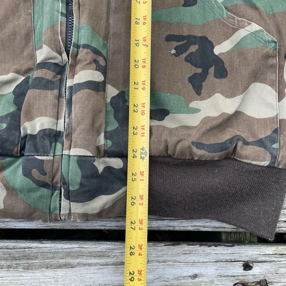 Chaqueta de Invierno Vintage ROTHCO Estilo Carhartt Camuflada Talla Mediana ¡Envejecida! Foto 4 de 4
