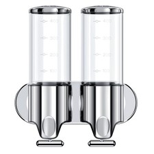 Elegant 2-in-1 Wall-Mounted Shower Dispenser for Shampoo  Conditioner