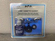 Sealed. Vintage Realistic Radio Shack 3-Way Cassette Cleaner. 44-1163