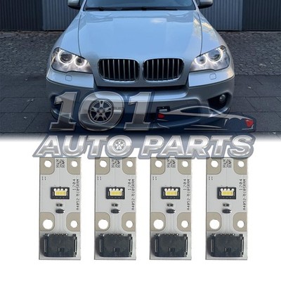 4pcs White Angel Eye DRL LED Board FOR BMW X5 E70 LCI 2011 2012 2013 XENON