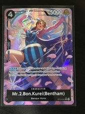One Piece Card Game Mr. 2 Bon Kurei (Bentham) OP14-091 SR Alt Art English NM