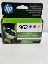 NEW GENUINE - HP 962 COLOR SET INK - 3YP00AN - Sealed Box 2023