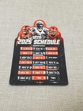 2025 Houston Texans Magnetic Schedule Season Ticket Member STM STH Fridge Magnet