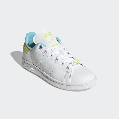 adidas Originals Stan Smith (Big Kid) White/Pantone/Black 5 Big Kid M - Picture 5 of 9