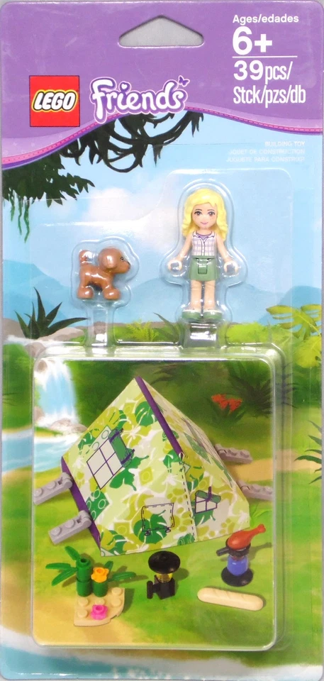 LEGO Friends Exclusiv 850967 Dschungel-Zubehör-Set Zelt Hund Figur  NEU NEW  - Bild 1 von 1