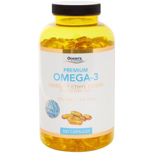 Fischöl Omega 3 Kapseln EPA DHA 1000 Omega3 1000mg 300 Stk