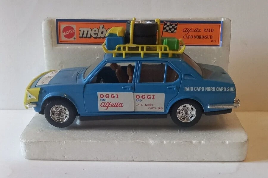 MEBETOYS ALFETTA RAID CAPO NORD/SUD scala 1/25 art. 8571 Mattel - Immagine 2 di 4