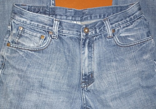 Flypaper Wide Leg Jeans 28x29 Embroidered Cross Pockets Juniors 16 Men's Denim - Picture 7 of 11