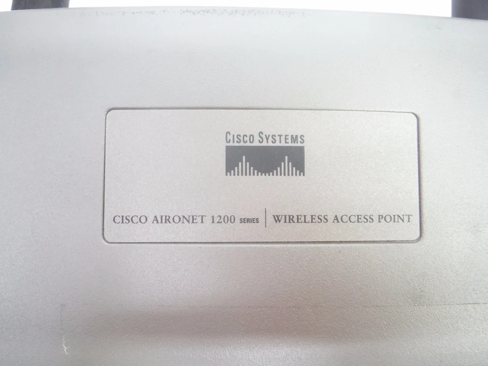 Ponto de acesso Cisco Aironet 1200 Series AIR-AP1231G-A-K9 com antenas - Imagem 2 de 4