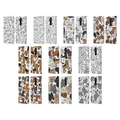 HEAD CASE DESIGNS DOG BREED PATTERNS 4 LEATHER BOOK WALLET CASE FOR NOKIA PHONES