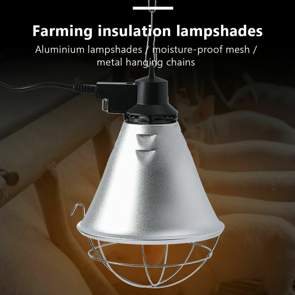 250W Infrared Heat Lamp Poultry, Puppies, Dog Kittens Piglets Animals