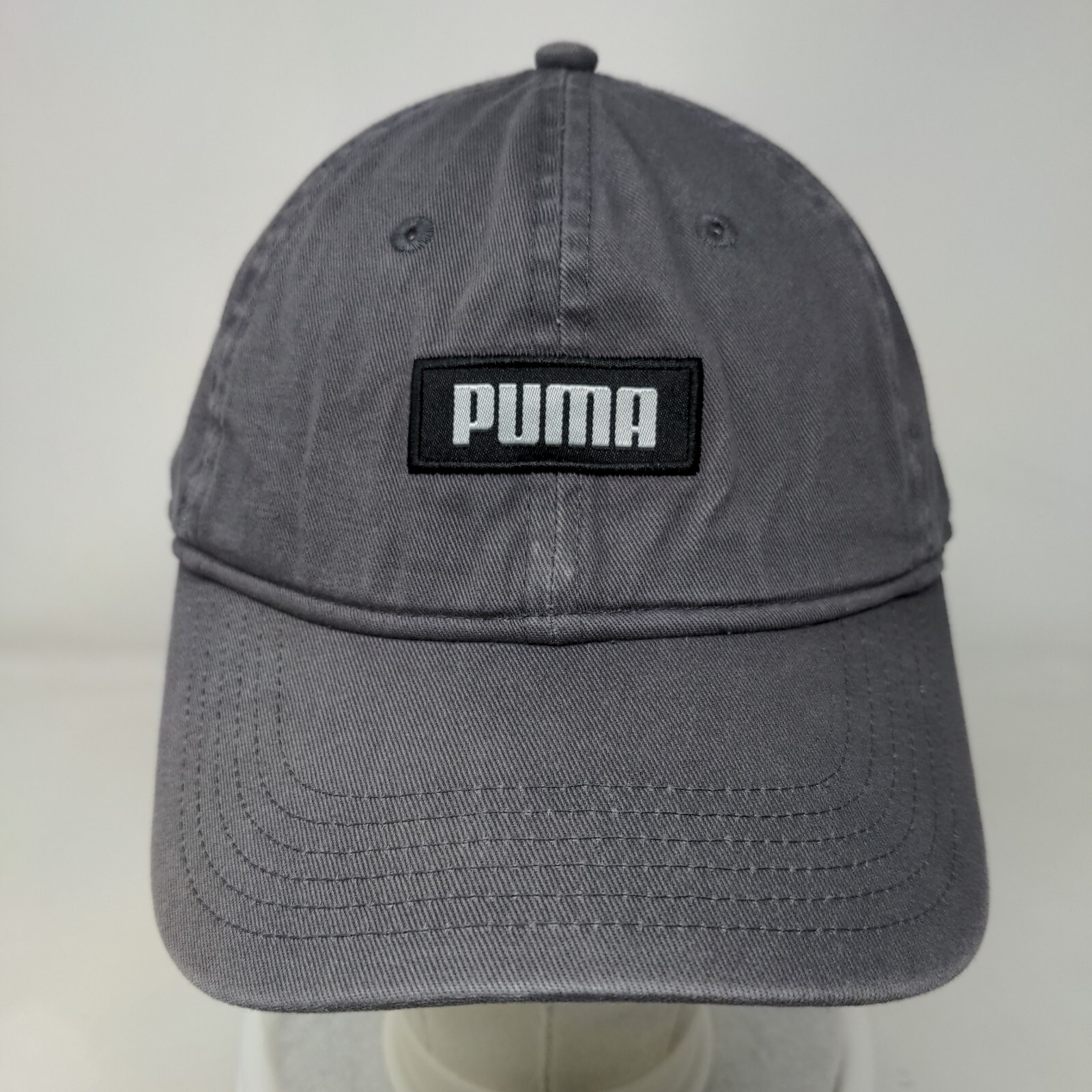 PUMA Patch Slideback Hat Gray One Size Adjustable… - image 2