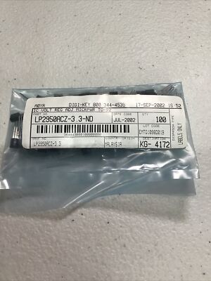 QTY:100 TEXAS INSTRUMENTS IC REG LINEAR 3.3V 100MA TO92 TO-92 LP2950ACZ-3.3-ND