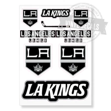 Los Angeles Kings NHL Hockey A4 High Quality Printed Vinyl Decal Sticker Kit New